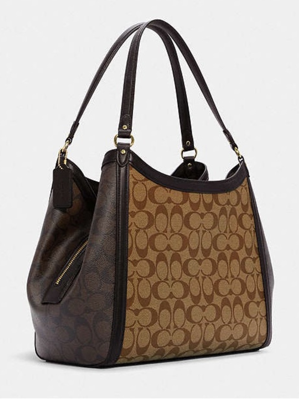 Coach Kristy Shoulder Bag In Blocked Signature Canvas NWOT MSRP: $498.00 - Picture 6 of 16